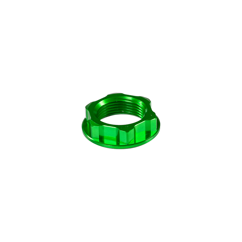 RFX Steering Stem NUT Green - FXSN 20100 99GN For Sherco Dirt Bikes 2020-2024 | Kawasaki Dirt Bikes 2004-2025