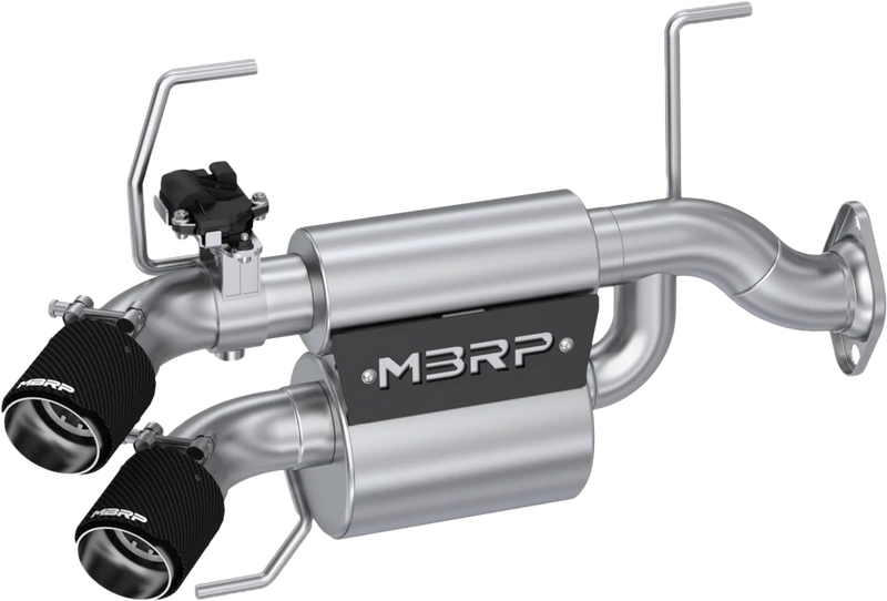 Mbrp Slip-ON Stacked Dual OUT Active Exhaust - AT-9539AS Polaris Snowmobiles 2024-2025
