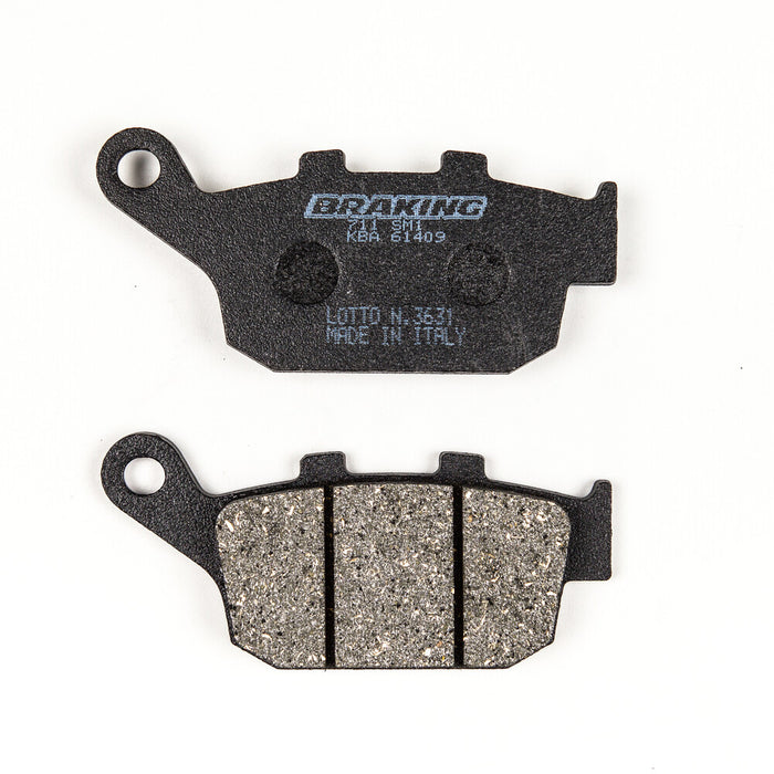 Braking 31-711S 711SM1 BRAKE PAD SET SEMI-METALLIC