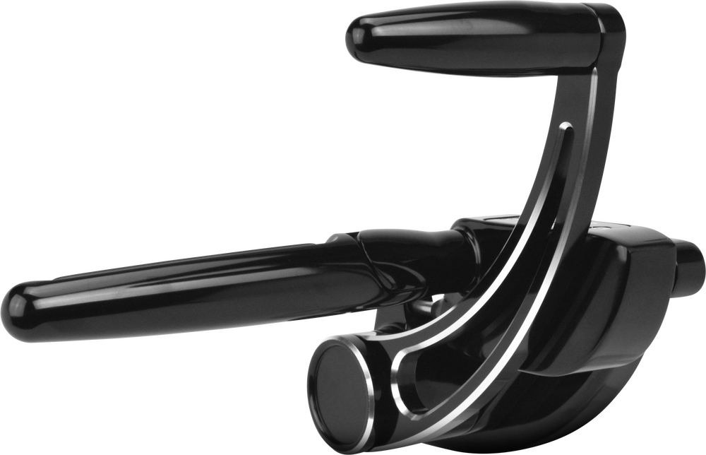 Hawg Halters Inc 750-04109 FCK-S18A-FR-SE FORWARD CNTRLS BLACK SLOTTED SOFTAIL 18-UP