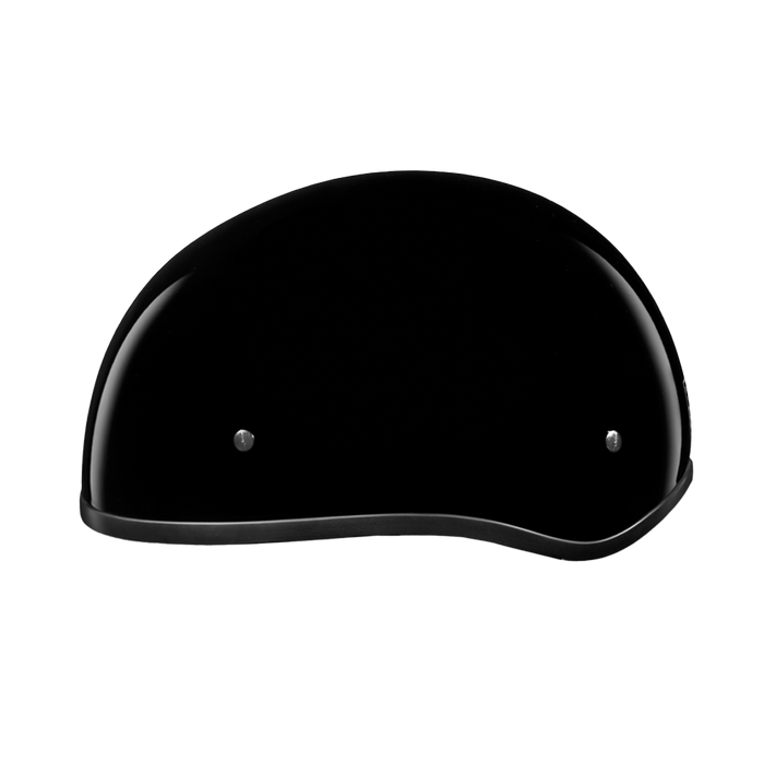 DOT Approved Daytona Skull Cap Half Shell Motorcycle Helmet - Beanie Style for Motorcycles, Cruisers, Scooters, and Mopeds W/O Visor- Hi-Gloss Black