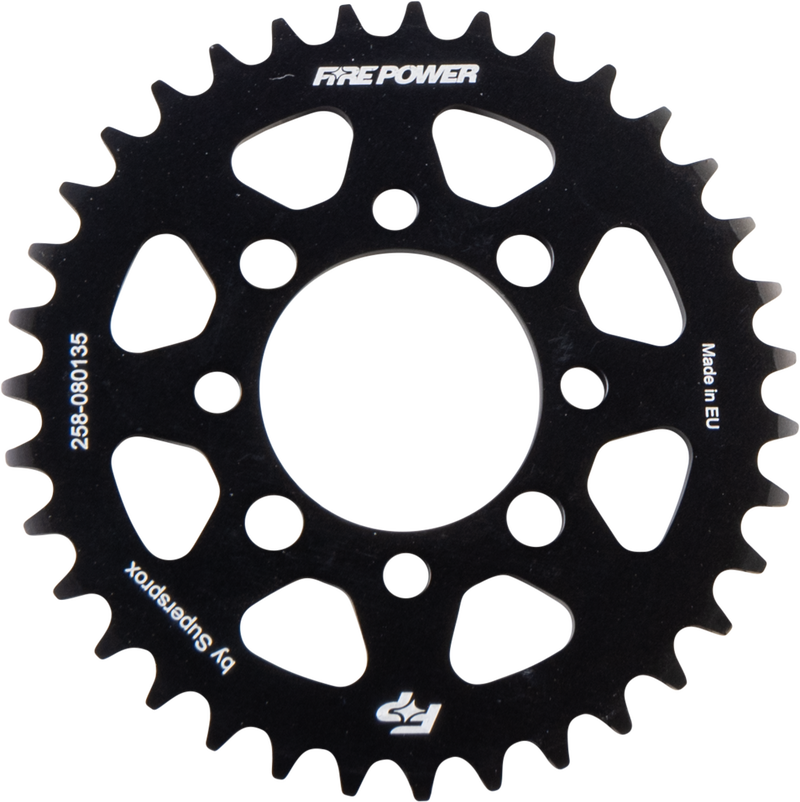 Fire Power Rear Sprocket Aluminum 35T Black - FPA-801-35-BLK Kawasaki 110 / 110L 2002-2020