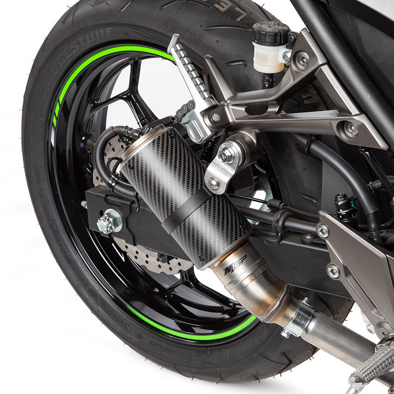 Hot Bodies MGP Stinger Slip-ON Matte Carbon - 51303-2405 Kawasaki Ninja 300R 2013-2017