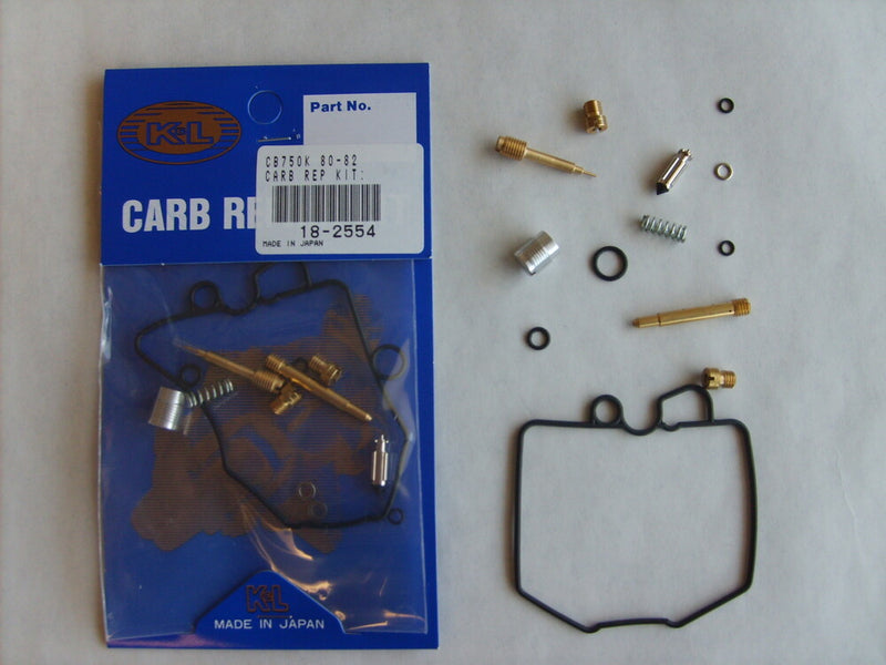 K&l Supply Carburetor Repair Kit - 18-2554 Honda CB750C Custom / CB750K 1980-1982