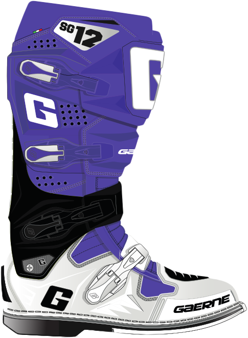 Gaerne 480-57010 2174-123-44,5 SG12 LE BOOT PURPLE/BLACK/WHITE 10