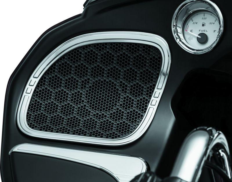 Kuryakyn 7385 Tri-line Speaker Accents For Road Glide Chrome - User 1