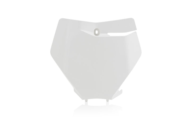 Acerbis Front Number Plate White - 2736270002 KTM Dirt Bikes 2019-2022