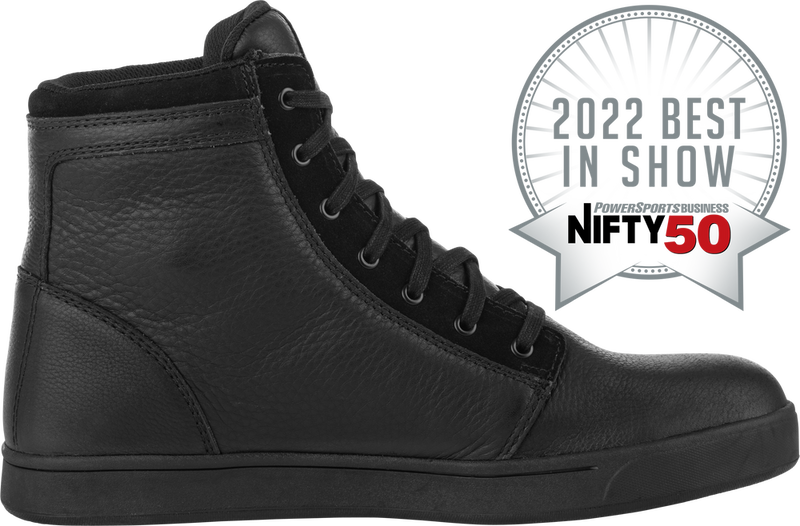 Highway 21 361-99608 361-99608 AXLE LEATHER WATERPROOF SHOES BLACK/BLACK SZ 08