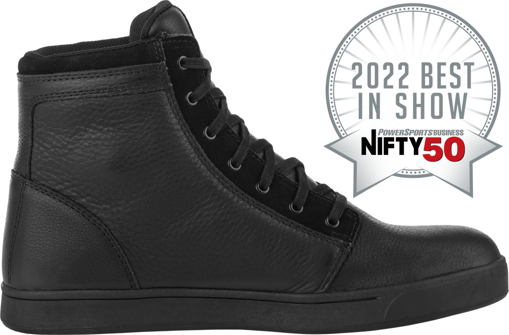 Highway 21 361-99605 361-99605 AXLE LEATHER WATERPROOF SHOES BLACK/BLACK SZ 05