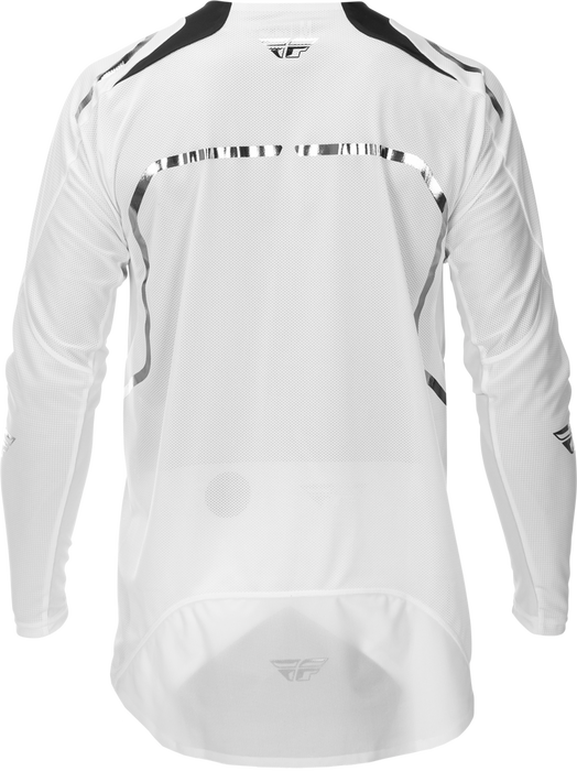 Fly Racing 379-1252X 379-1252X EVOLUTION DST LE FLASH JERSEY WHITE/SILVER2X