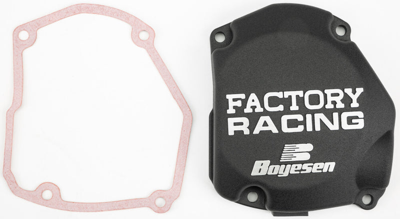 Boyesen Factory Racing Ignition Cover Black - SC-21CB Suzuki RM 100 2003