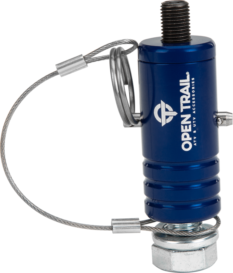 Open Trail 12-8502 OT-WHIP-BL QUICK-RELEASE WHIP MOUNT BLUE