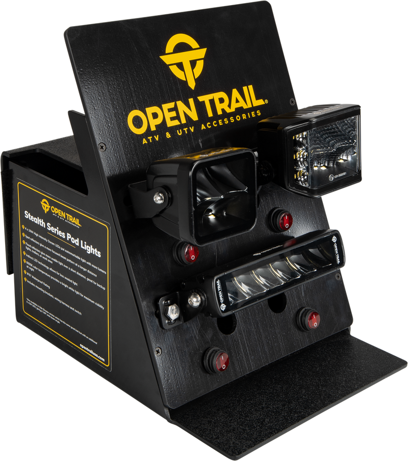 Open Trail 99-7124 BLACK OPENTRAIL ABS LIGHT DISPLAY FOR POD AND BAR LIGHTS