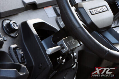 Xtc Power Products Auto Turn Signal Kit With Billet Lever AND Front DRL Lights CFM - ATS-L-CFM-U10-DRL