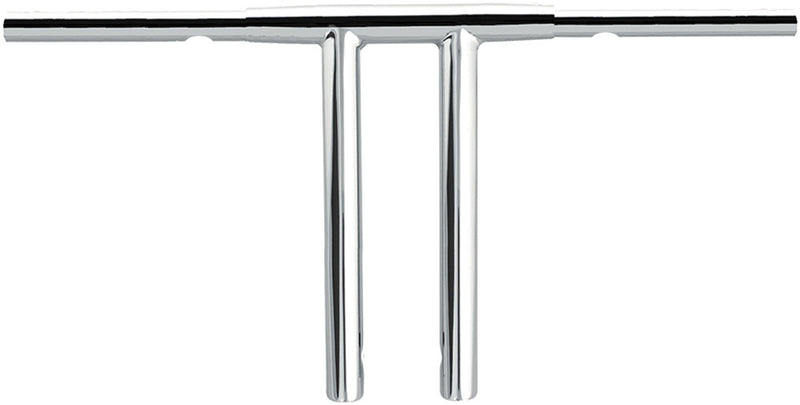 Wild 1 Chubby 10" Flatline Bar Chrome - WO566 For Harley Motorcycles 1974-2018