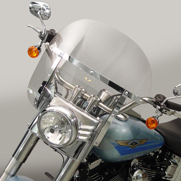 National Cycle Chopped Heavy Duty Windshield Clear - N2270 For Honda Motorcycles 1985-2013 | Yamaha Motorcycles 1984-2013