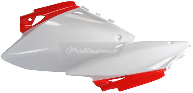 Polisport Side Panels White - 8603900001 Honda CRF450R 2007-2008
