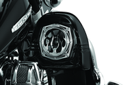 Kuryakyn 3788 Flame Speaker Grills Chrome - User 1