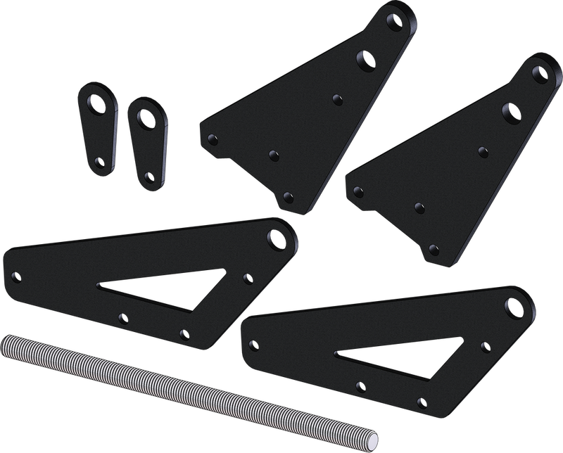 Kfi Products 10-6326 106326 UTV PRO 2.0 PUSH TUBE +6" KIT