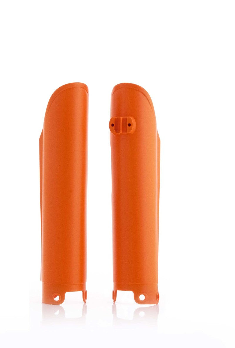 Acerbis 2113740237 00-07 KTM Sx/exc/mxc Lower Fork Cover Set - KTM Orange - Photo - Primary