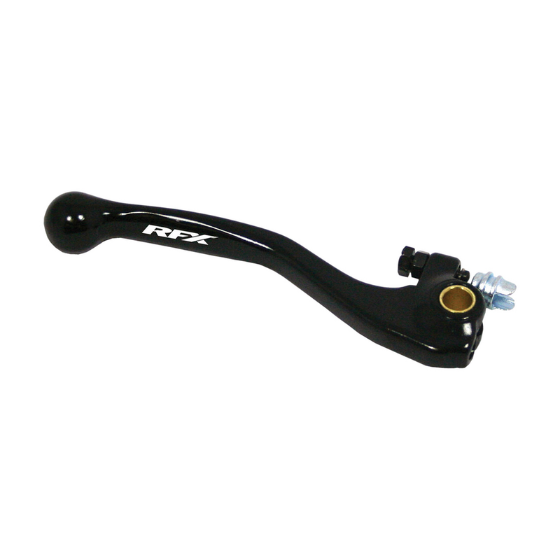 RFX PRO Front Brake Lever Black - FXBL 20300 99BK For Yamaha Dirt Bikes 2001-2025 | Kawasaki Dirt Bikes 2000-2025 | Suzuki Dirt Bikes 2003-2025