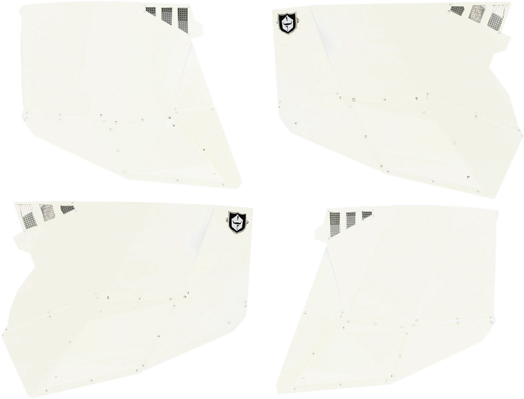 Pro Armor Stealth Door Alluminum Skins White Pearl POL - P144228WP Polaris RZR 2014-2021