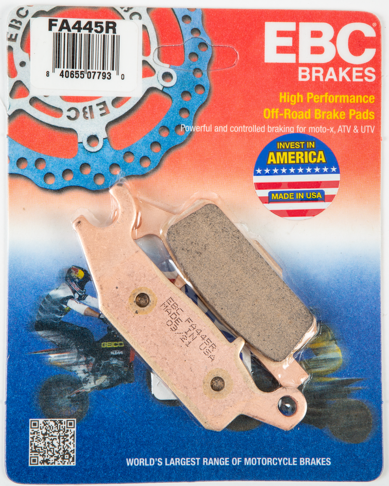 EBC Brake Pads - FA445R Yamaha Grizzly 2007-2015