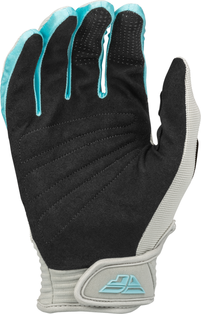 Fly Racing Youth F-16 Gloves Light Grey SKY Blue YS