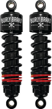 Burly Brand B28-1204B FLH Slammer Shocks - Black - Photo - Primary