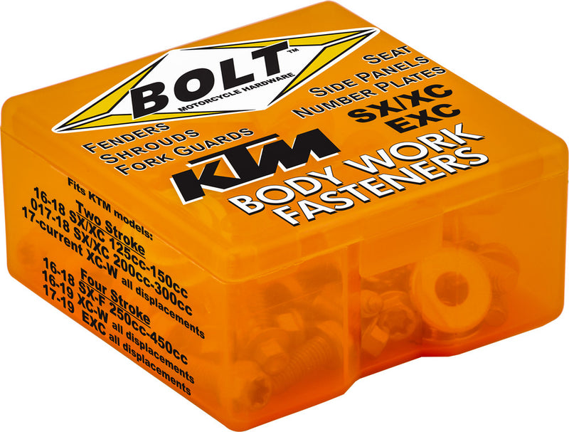 Bolt Full Plastic Fastener Kit - KTM-16SXC17EXC KTM Dirt Bikes 2016-2019