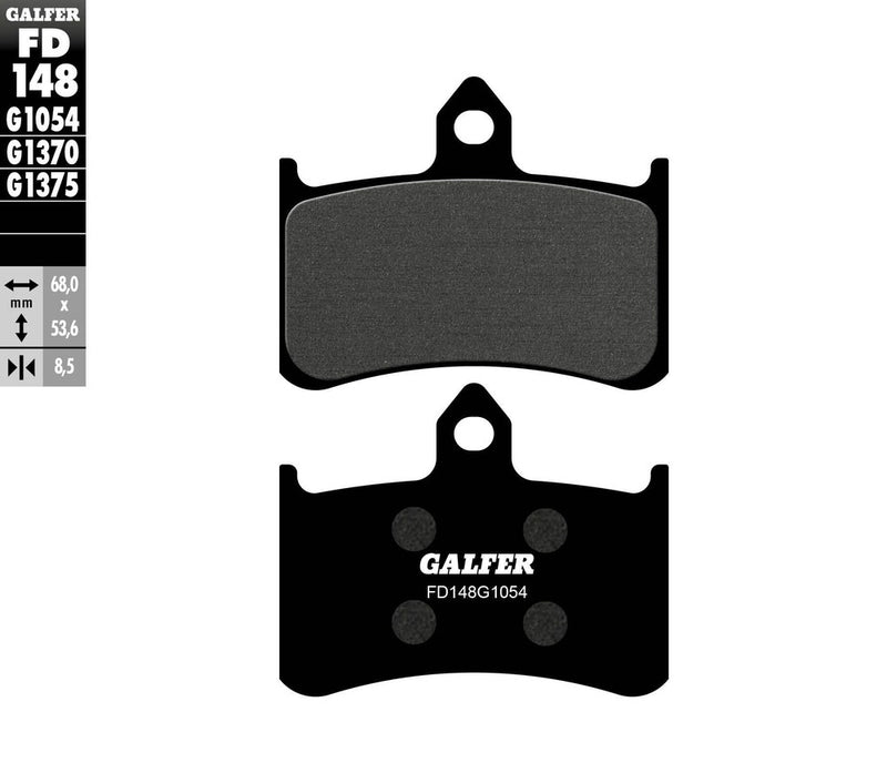 Galfer Brake Pads Semi Metallic - FD148G1054 Kawasaki 900 2017