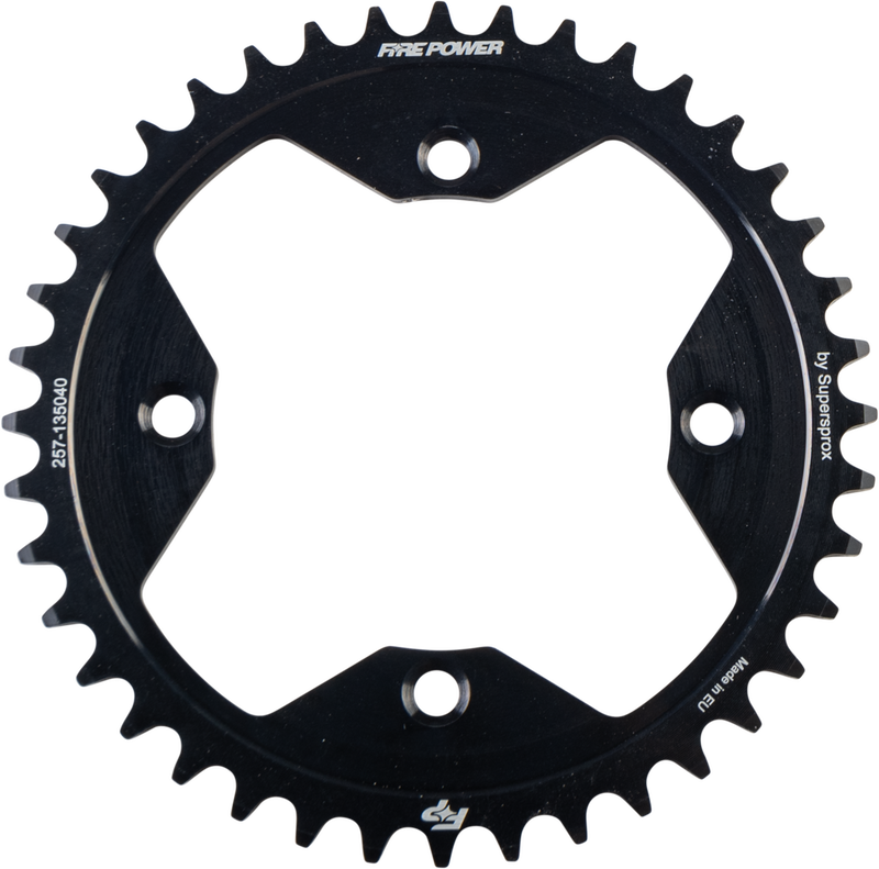Fire Power Rear Sprocket Steel 40T Black - FPS-1350-40-BLK Honda ATV/UTV Models 1991-2014