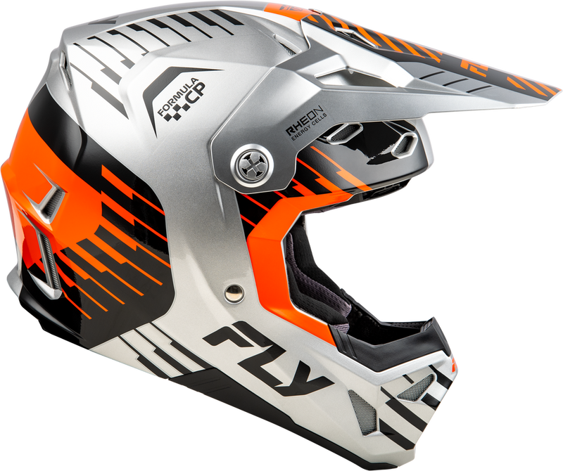 Youth Formula CP Slice Helmet Grey/Orange/Black Yl