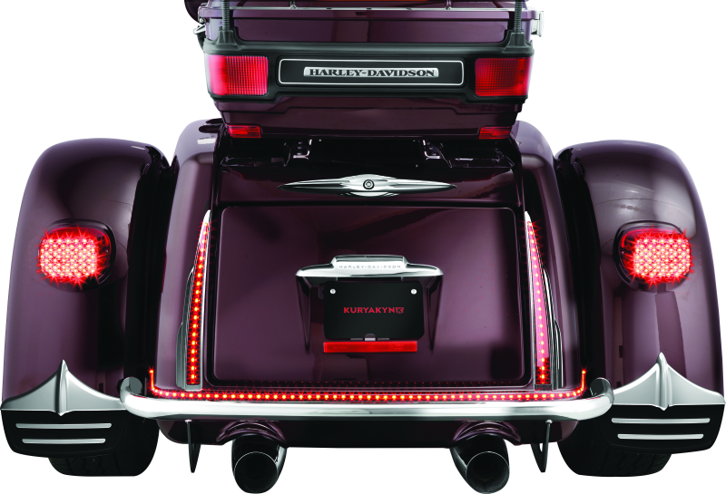 Kuryakyn 7220 Rear Mud Flaps For Trikes Chrome - User 1