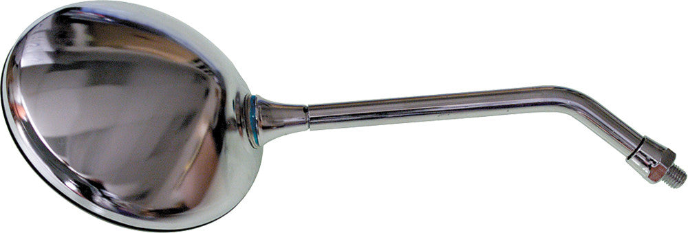 Emgo 56-9811 20-37300 ROUND MIRROR 5" STEM CHROME HON
