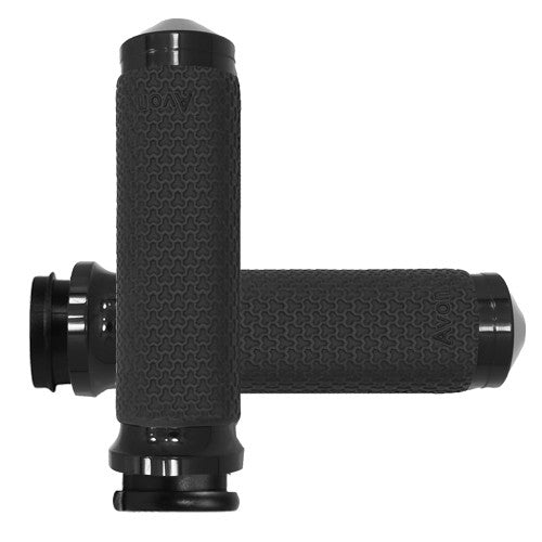Avon 40-4733BK MF-63-ANO-FLY FLY BY WIRE THROTTLE MEMORY FOAM GRIP BLACK