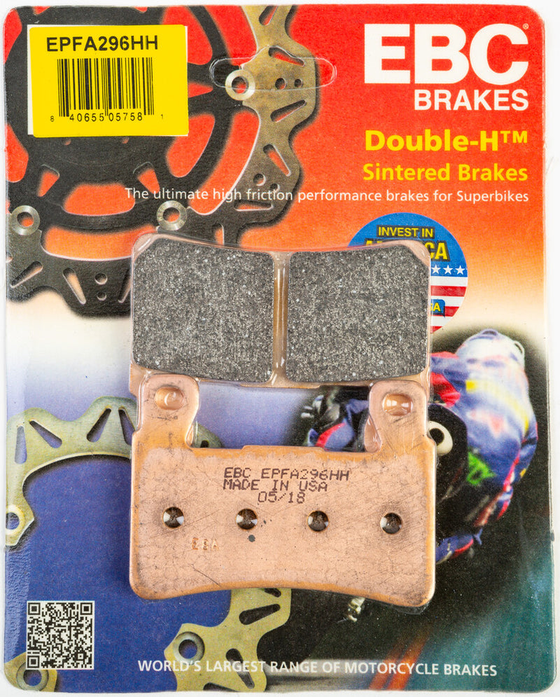 EBC Brake Pads Extreme PRO Brake Pads - EPFA296HH For Harley 2009-2012 | Kawasaki Ninja 2013-2017