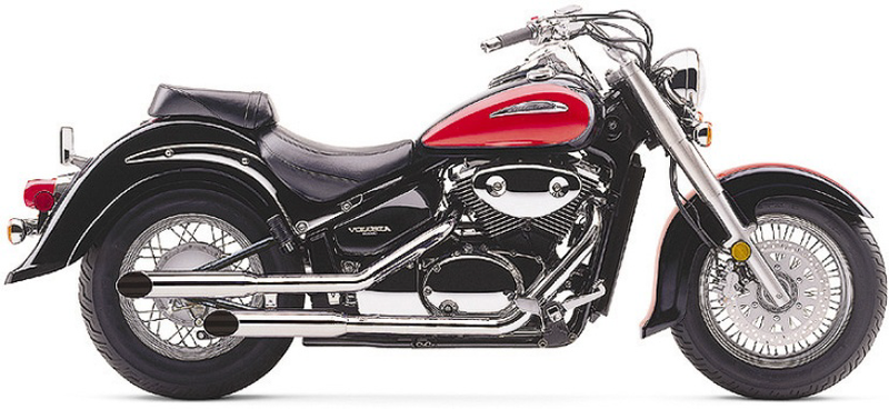 Cobra Blvd Slashcut Full System CHR Suzuki Volusia 800/C50/M50 - 3167SC Suzuki Motorcycles 2001-2008