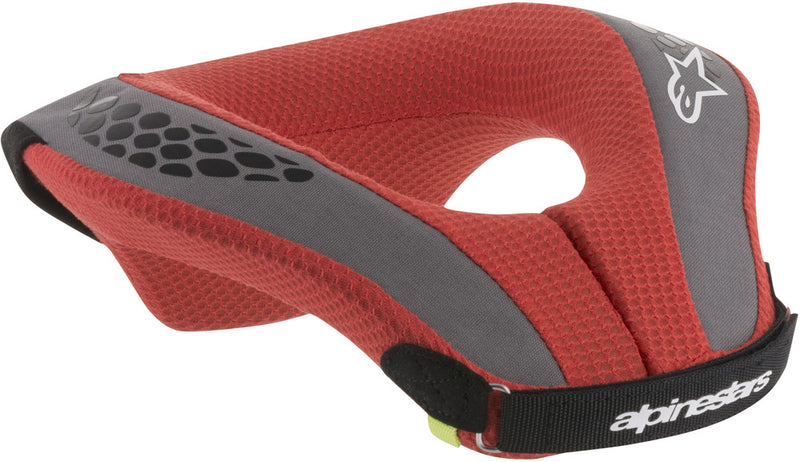 Alpinestars 482-6022 6741018-13-S/M YOUTH SEQUENCE NECK SUPPORT BLACK/RED YS/YM