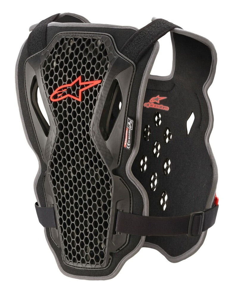 Alpinestars Bionic Action Chest Protector Black RED XL/2X - 6700421-13-XL/2XL