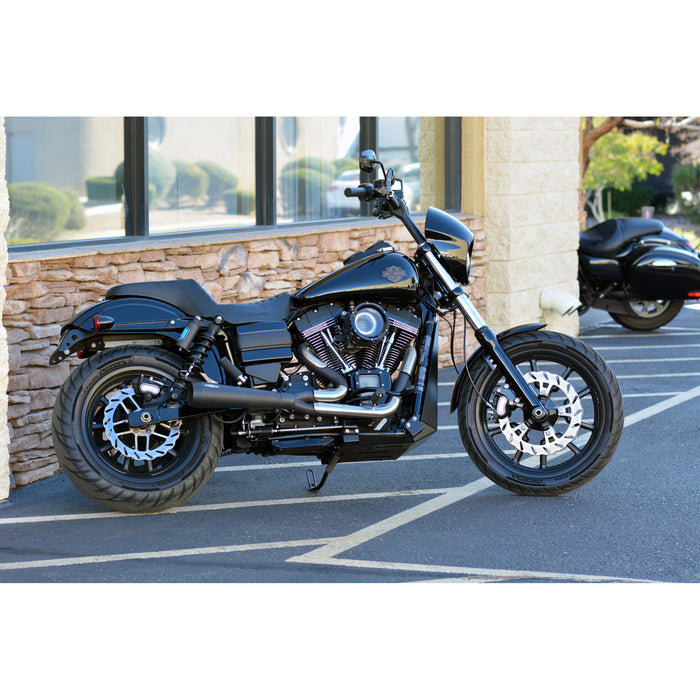 TRASK 1800-2454 TM-5021BK Assault 2:1 Exhaust System - Black - '91-'05 Dyna