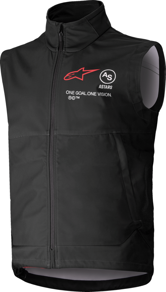 Alpinestars 482-00059M 3700425-10- M YOUTH TECHSTAR SOFTSHELL VEST BLACK MD