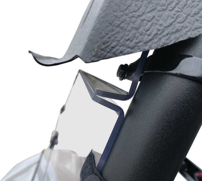 QuadBoss 375787 16-22 Kawasaki KAF820 Mule Pro-dx Windbreak Folding Windshield - User 1