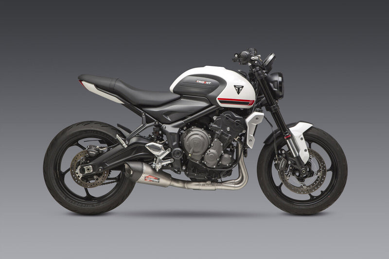 Yoshimura Exhaust AT2 Race FS SS SS CF Works - 19660AP520 Triumph Trident 660 2021-2023