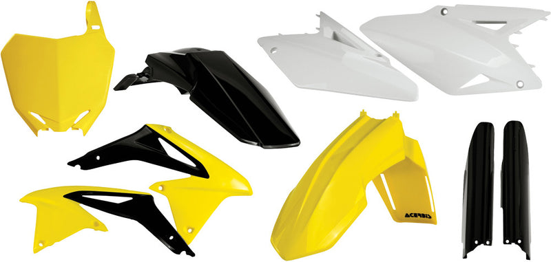Acerbis Full Plastic Kit Yellow - 2198043914 Suzuki RMZ 450 2008-2017
