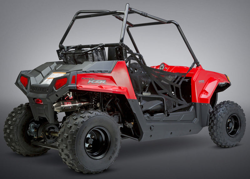 Yoshimura Signature RS-2 Full System Exhaust SS-CF-SS - 391700B250 Polaris RZR 2010-2016