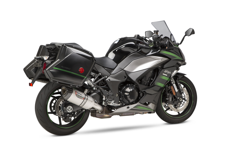 Yoshimura Exhaust Street Alpha Slip-ON SS SS - 14161BP520 Kawasaki Ninja 1000SX 2022-2023