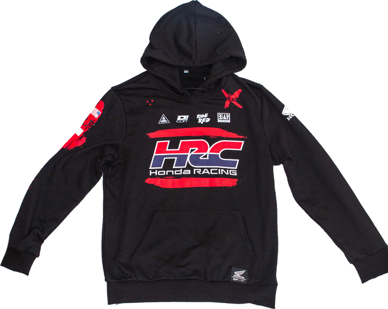 D-cor 862-81133M 85-210-2 HRC FACTORY SWEATSHIRT BLACK MD