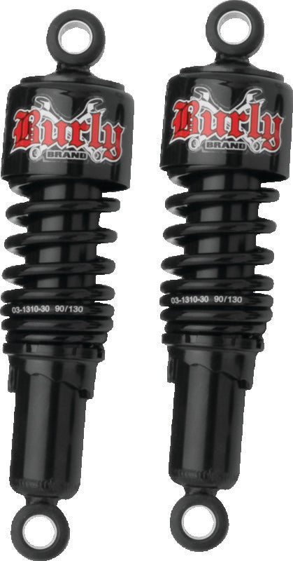 Burly Brand B28-1201B XL Shocks 10.5in - Black - Photo - Primary