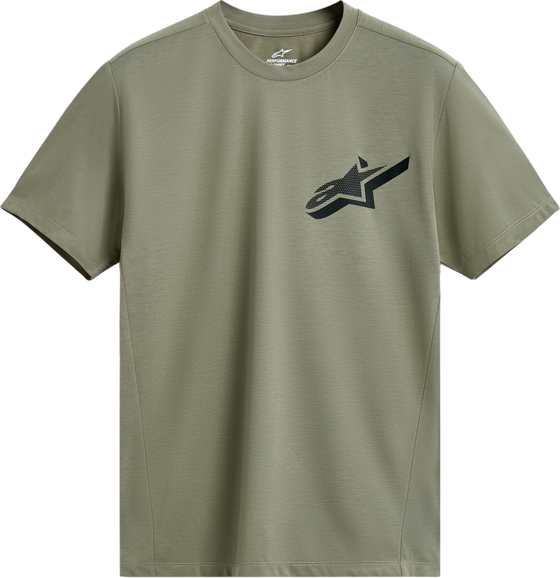Alpinestars 482-76348S 1215-73400-61-S ATTRITION PERFORMANCE SS TEE LIGHT GREEN SM